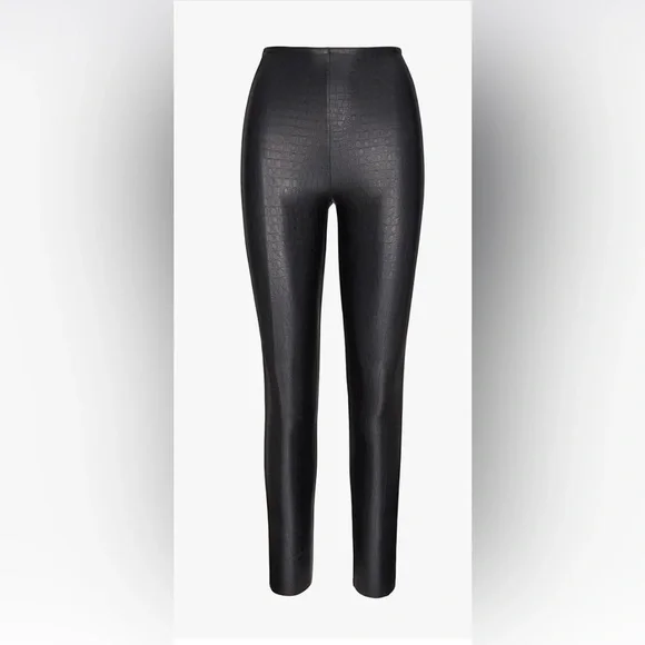 Faux Leather Animal Legging M - Picture 4 of 7